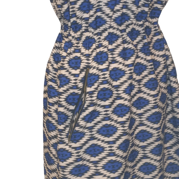 Speed Control Blue Aztec Design Large With Pockets - Picture 5 of 6